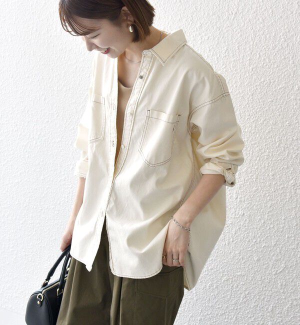 SHIPS any「SHIPS any: デニム ポケット シャツ［SHIPS any DENIM］」|シャツ・ブラウス|