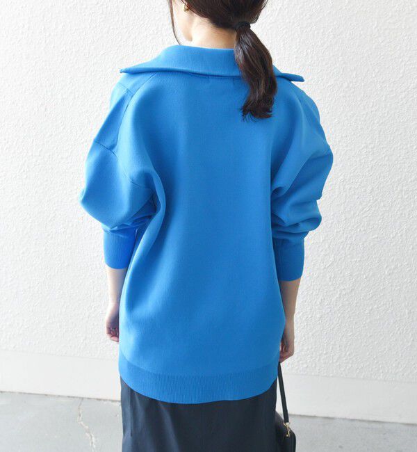 SHIPS any「《一部追加予約》【WEB限定】SHIPS any:〈手洗い可能〉ハーフ ジップ ハイネック プルオーバー」|ニット・セーター|