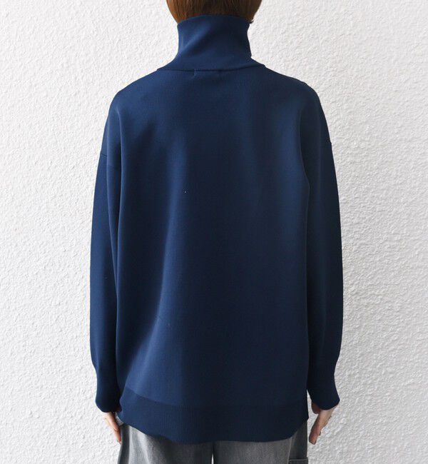 SHIPS any「《一部追加予約》【WEB限定】SHIPS any:〈手洗い可能〉ハーフ ジップ ハイネック プルオーバー」|ニット・セーター|