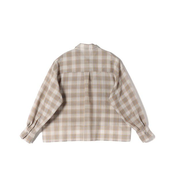 SHIPS for women「〈手洗い可能〉シアー チェック ロング スリーブ シャツ」|シャツ・ブラウス|