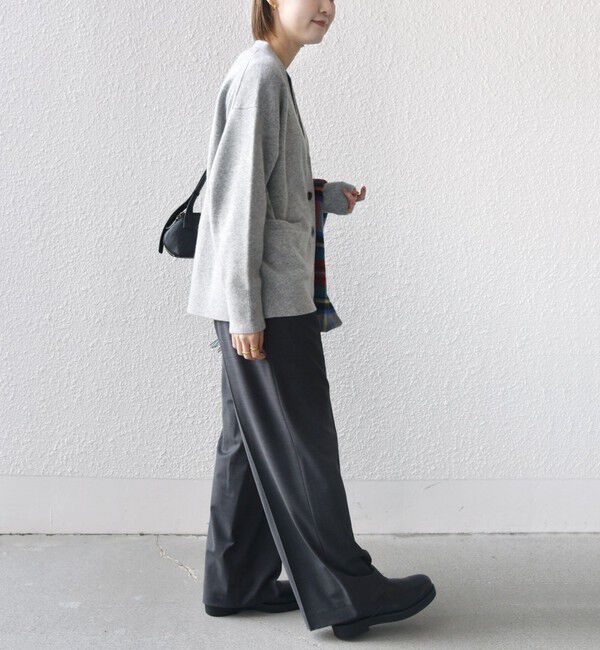 SHIPS for women「〈手洗い可能〉7G ウール カシミヤ Vネック カーディガン」|カーディガン|