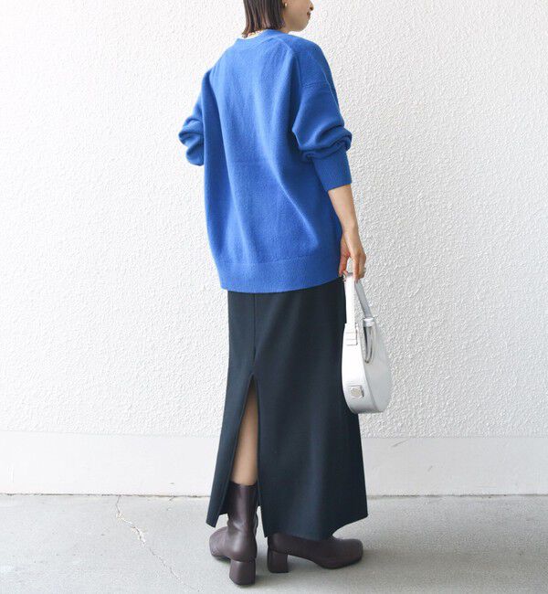 SHIPS for women「〈手洗い可能〉7G ウール カシミヤ Vネック カーディガン」|カーディガン|