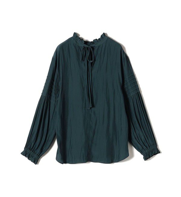 SHIPS for women「〈手洗い可能〉割繊 前後 2WAY 袖タック デザイン ブラウス」|シャツ・ブラウス|