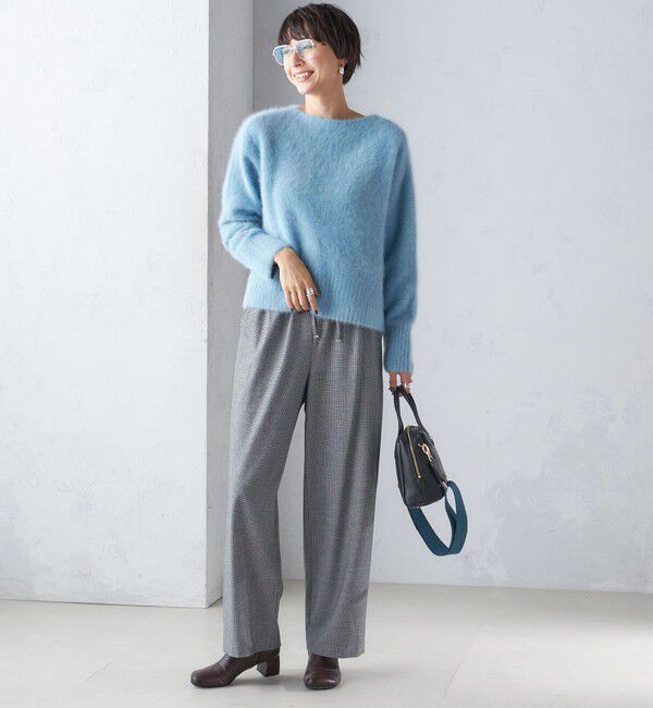 SHIPS for women「〈手洗い可能〉両面起毛 ドロスト パンツ」|その他|