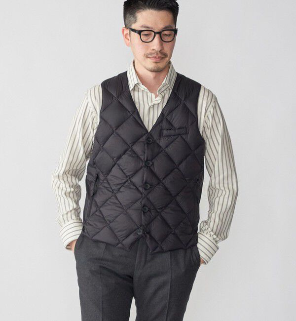 SHIPS「【SHIPS別注】TAION:〈手洗い可能〉パッカブル インナーダウン ジレ (ベスト)」|ダウンベスト・ベスト|