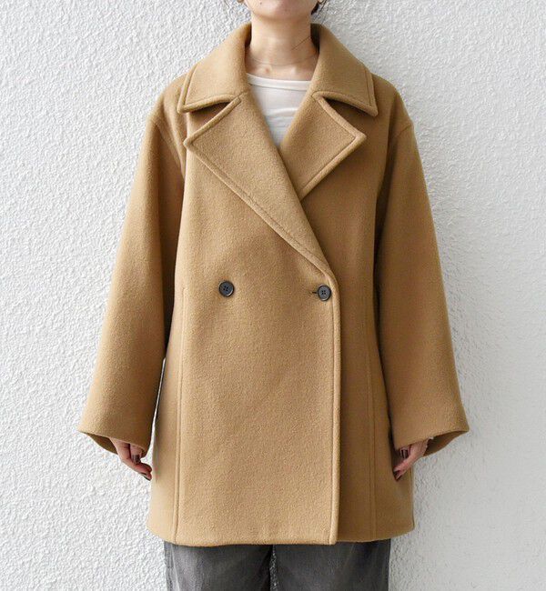 SHIPS any「SHIPS any: ウール コクーン テーラード ショート コート 25AW」|その他|