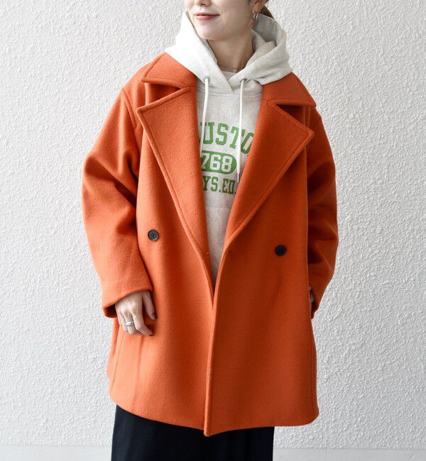 SHIPS any「SHIPS any: ウール コクーン テーラード ショート コート 25AW」|その他|