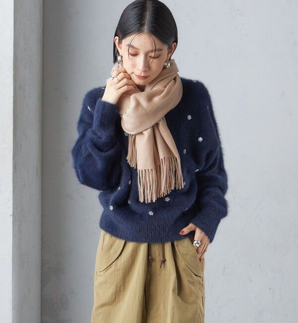 SHIPS for women「ウール カシミヤ ウォッシャブル ストール」|マフラー|