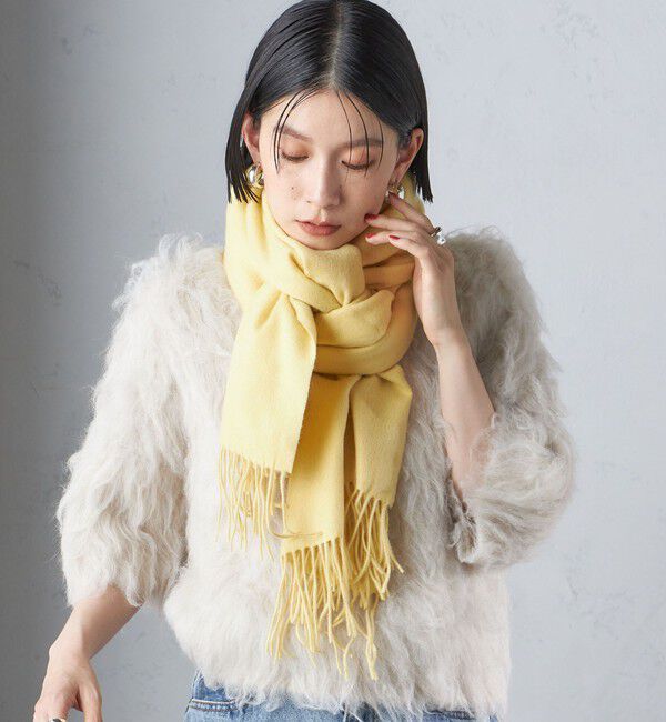 SHIPS for women「ウール カシミヤ ウォッシャブル ストール」|マフラー|