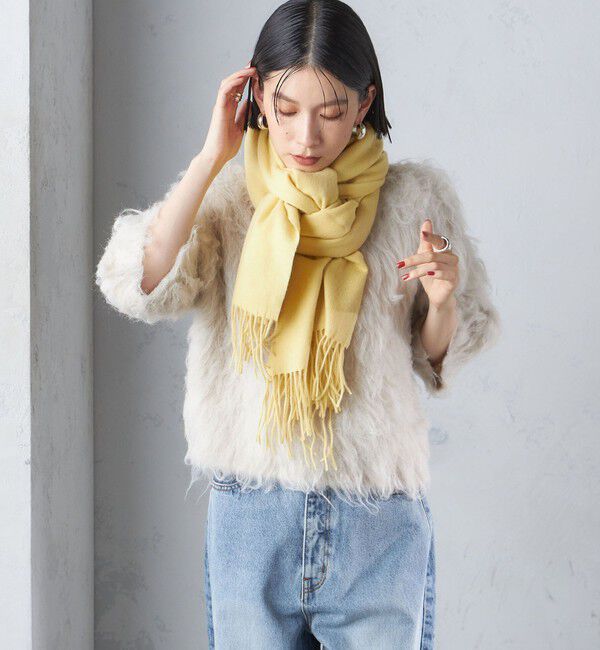 SHIPS for women「ウール カシミヤ ウォッシャブル ストール」|マフラー|