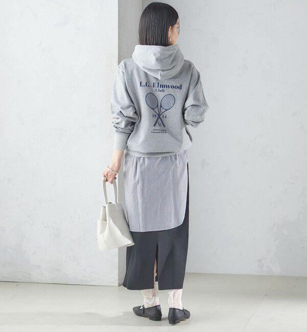 SHIPS for women「【SHIPS別注】LOGAN KNITTING MILLS: プリント フーディー」|パーカー|