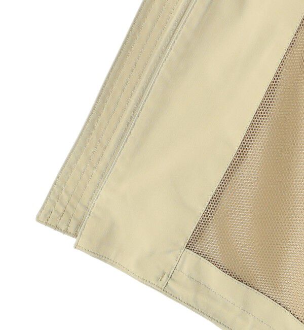 SHIPS for women「SHIPS Primary Navy Label:タフタ ジップアップ ジレ」|ベスト・ジレ|