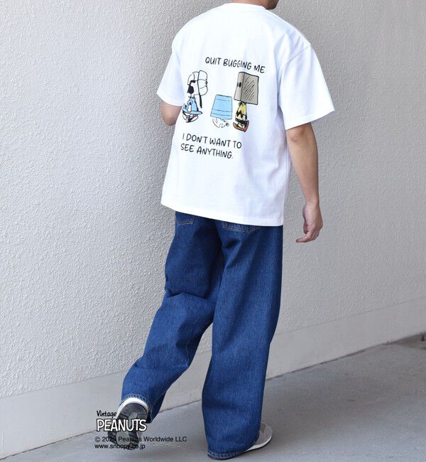 SHIPS any「SHIPS any: SNOOPY コラボ NOT THERE グラフィック バック プリント Tシャツ◇」|Tシャツ・カットソー|