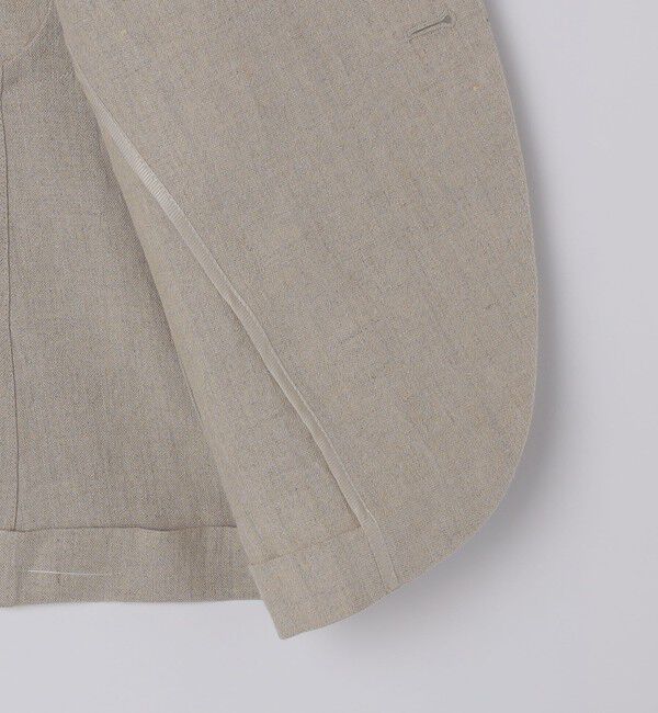 SHIPS「SHIPS: リネン ソリッド シャツ ジャケット」|テーラードジャケット|