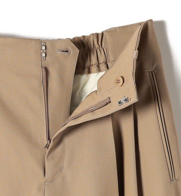 SHIPS for women「〈洗濯機可能〉ハイカウント ツイル 2タック ワイド パンツ」|その他|