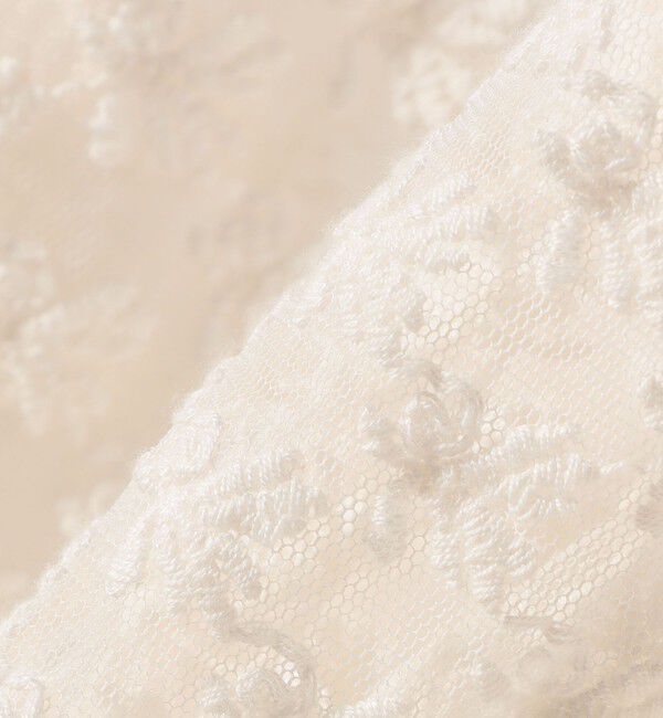 SHIPS for women「〈手洗い可能〉フラワー チュール 刺繍 シャツ」|シャツ・ブラウス|