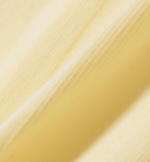 SHIPS for women「《一部追加予約》【SHIPS別注】miller: シアー ヘンリー ネック ロング スリーブ TEE」|Tシャツ・カットソー|