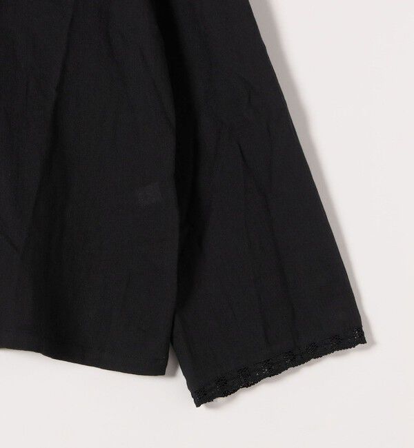 SHIPS any「SHIPS any:〈洗濯機可能〉コットン モス セーラー カラー レース ブラウス」|シャツ・ブラウス|