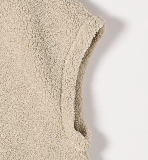 SHIPS any「SHIPS any:〈洗濯機可能〉ボア フリース スタンド ベスト」|ダウンベスト・ベスト|