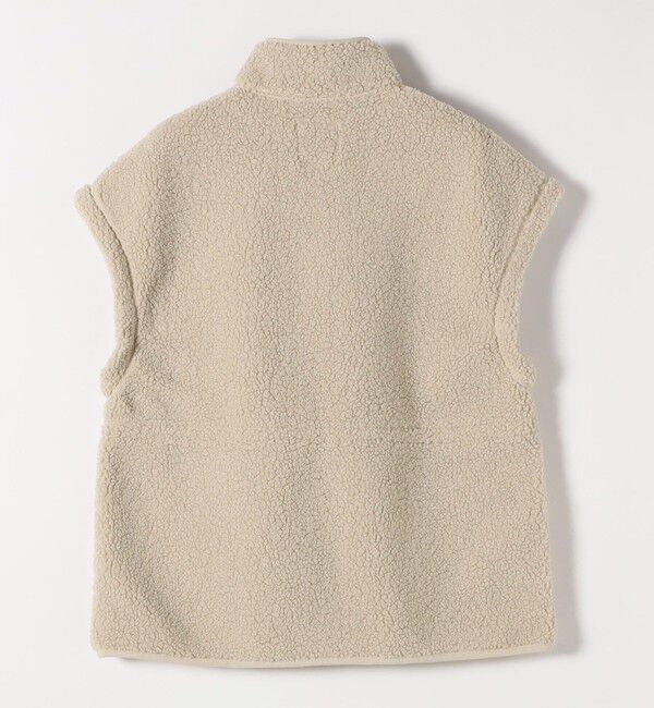 SHIPS any「SHIPS any:〈洗濯機可能〉ボア フリース スタンド ベスト」|ダウンベスト・ベスト|