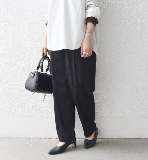 SHIPS any「SHIPS any: ポリエステル スエード テーパード イージー パンツ」|その他|