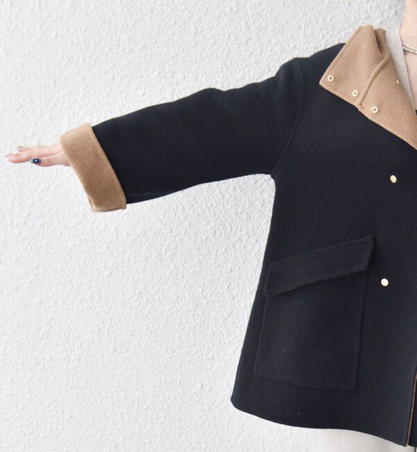 SHIPS any「SHIPS any: リバー フーデッド Aライン ミドル コート」|その他|