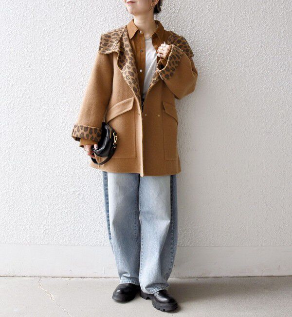 SHIPS any「SHIPS any: リバー フーデッド Aライン ミドル コート」|その他|