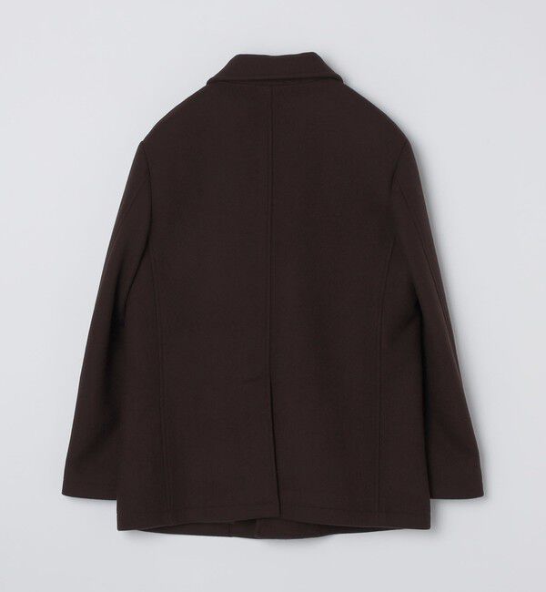 SHIPS「SHIPS: S140 ウールシルク シングル ピーコート」|ピーコート|
