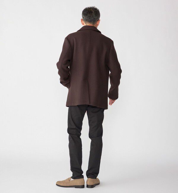 SHIPS「SHIPS: S140 ウールシルク シングル ピーコート」|ピーコート|