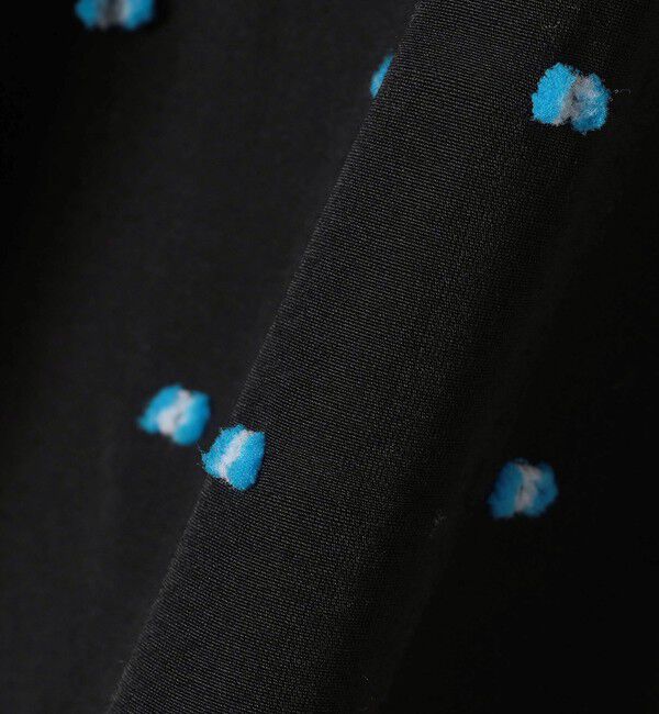 SHIPS for women「〈手洗い可能〉ポンポン ジャカード クルーネック ブラウス」|シャツ・ブラウス|