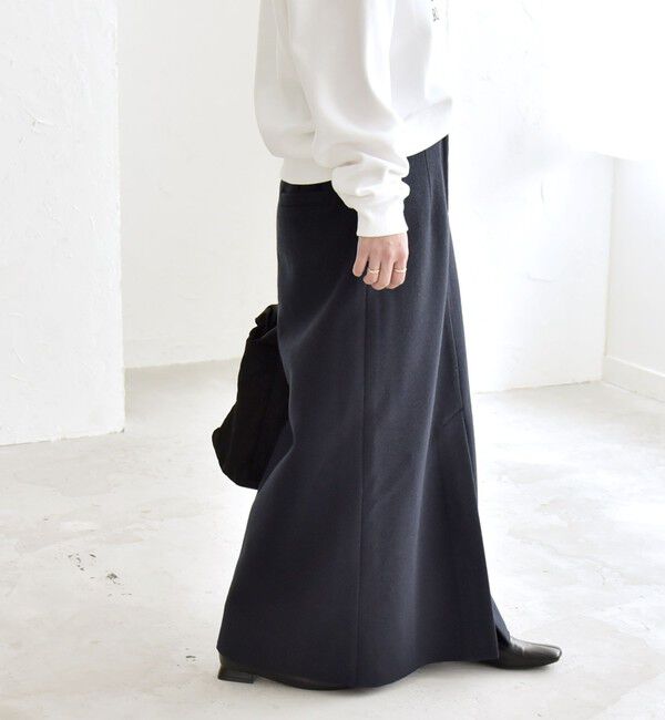 quaranciel「quaranciel: エア ニードル Iライン スリット スカート」|スカート|