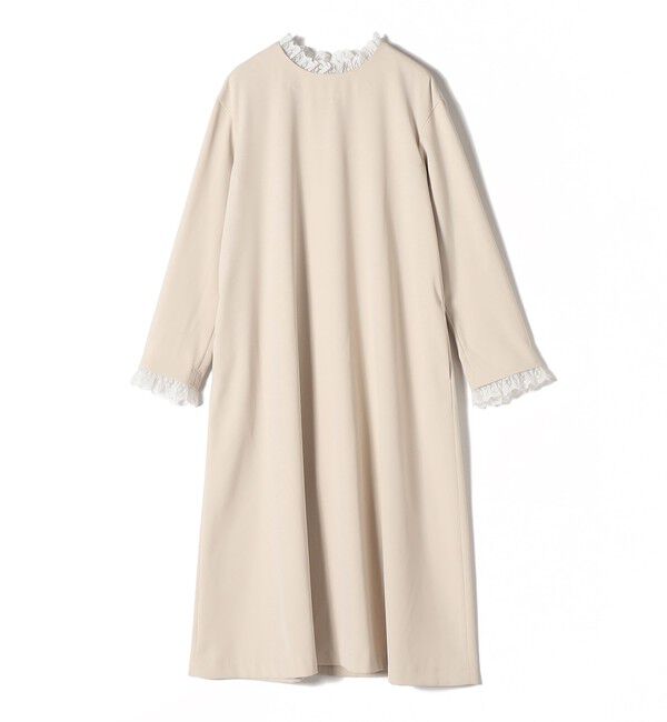 SHIPS for women「【SHIPS別注】troisiemeCHACO:〈手洗い可能〉フリル レース ワンピース（セレモニー対応可）」|ワンピース|