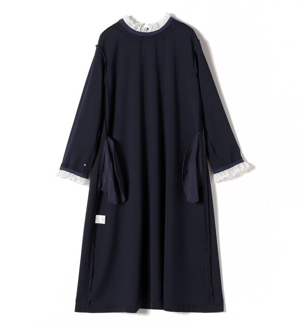 SHIPS for women「【SHIPS別注】troisiemeCHACO:〈手洗い可能〉フリル レース ワンピース（セレモニー対応可）」|ワンピース|