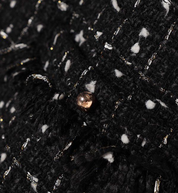 SHIPS for women「【SHIPS別注】troisiemeCHACO: ツイード ジャケット（セレモニー対応可）」|ノーカラージャケット|