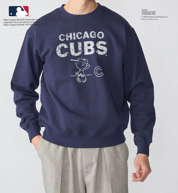 SHIPS「SHIPS: PEANUTS&times;MLB スウェット」|スウェット・ジャージ|ネイビー
