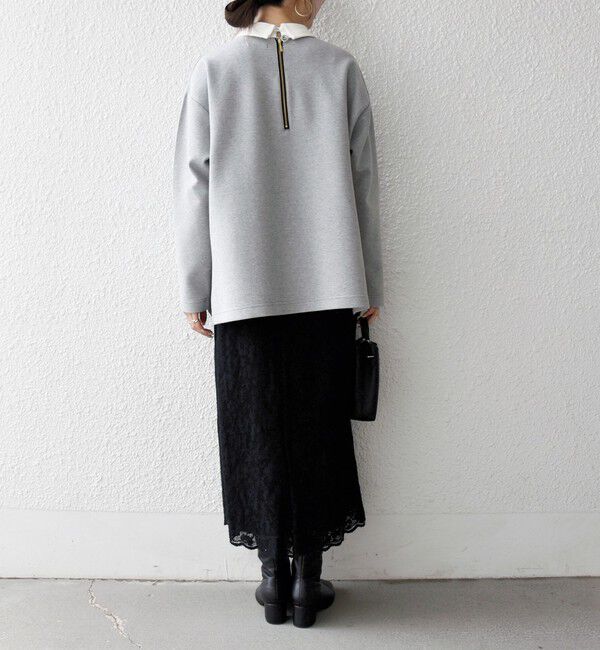 SHIPS any「《予約》SHIPS any:〈洗濯機可能〉ダンボール バイカラー プルオーバー」|Tシャツ・カットソー|