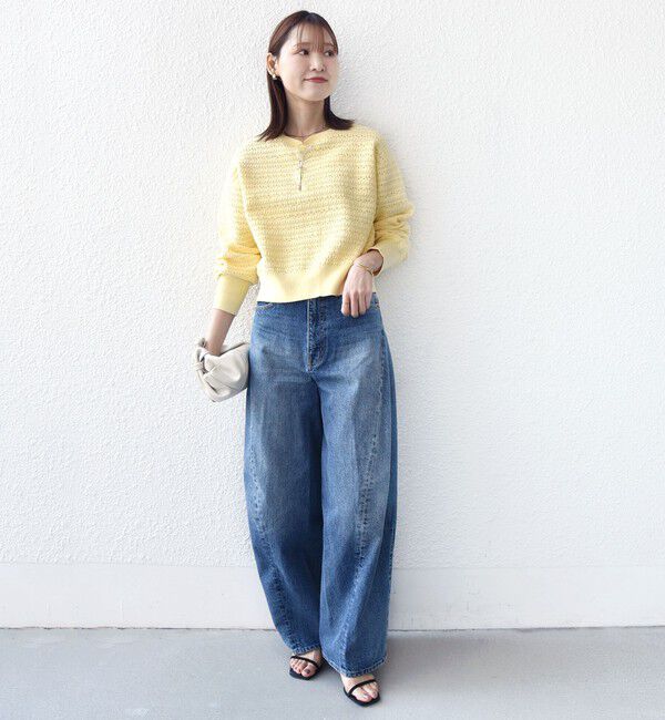 SHIPS for women「《予約》〈手洗い可能〉柄編み 2WAY カーディガン」|カーディガン|