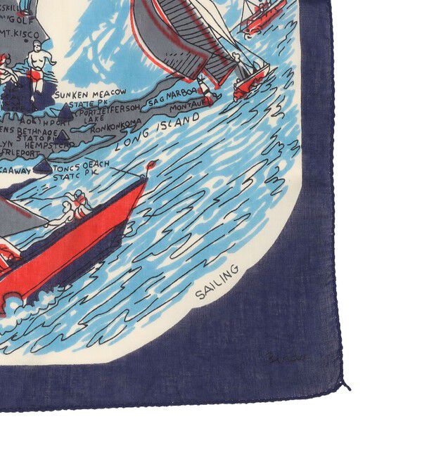 SHIPS any「BINDU: マップ スカーフ 26SS」|バンダナ・スカーフ|