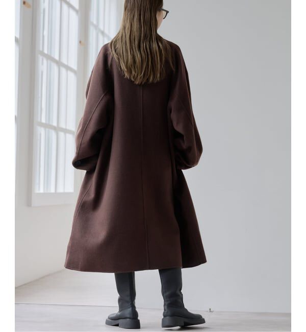 OUTDOOR PRODUCTS Usual Things「ダブルフェイスステンカラーコート」|ステンカラーコート|