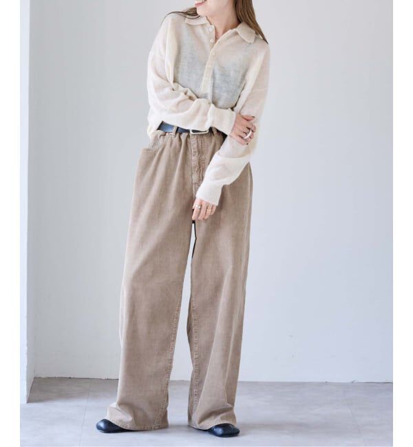 OUTDOOR PRODUCTS Usual Things「モヘヤブレンドニットポロシャツ」|ニット・セーター|