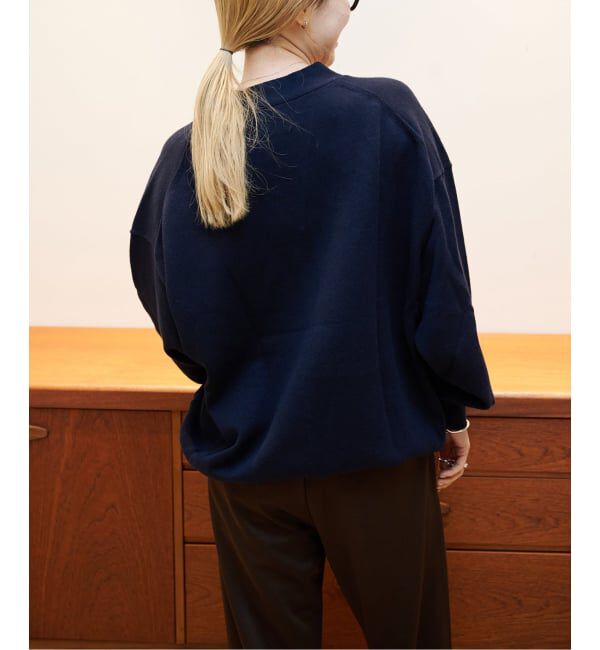 OUTDOOR PRODUCTS Usual Things「≪予約≫リネンコットンVネックコクーンカーディガン」|カーディガン|