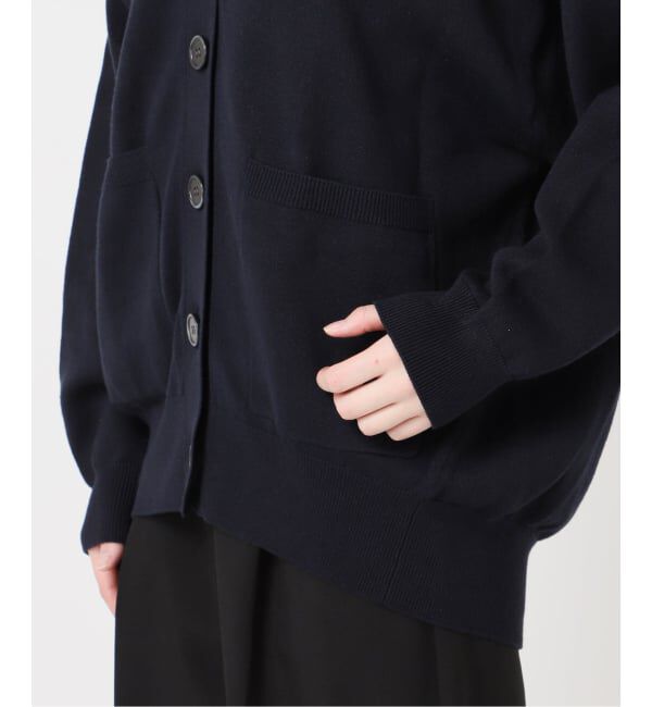 OUTDOOR PRODUCTS Usual Things「≪予約≫リネンコットンVネックコクーンカーディガン」|カーディガン|