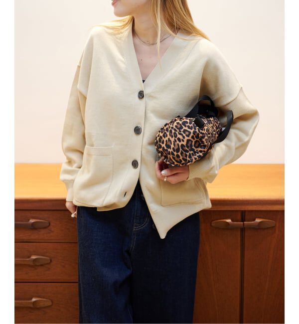 OUTDOOR PRODUCTS Usual Things「≪予約≫リネンコットンVネックコクーンカーディガン」|カーディガン|