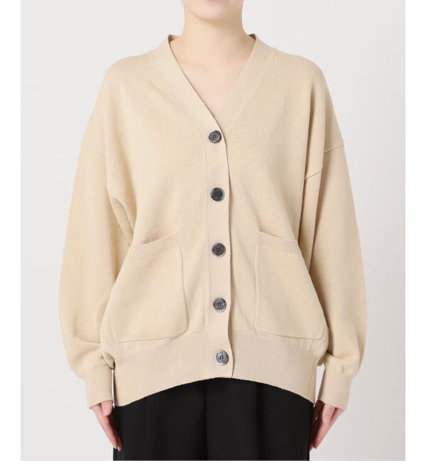 OUTDOOR PRODUCTS Usual Things「≪予約≫リネンコットンVネックコクーンカーディガン」|カーディガン|