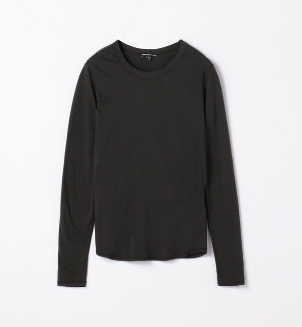 JAMES PERSE「リュクスジャージー クルーネックプルオーバー WELJ3296」|Tシャツ・カットソー|18 ブラック系