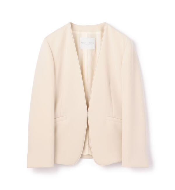 Ballsey「ドライダブルクロス ノーカラージャケット」|ノーカラージャケット|