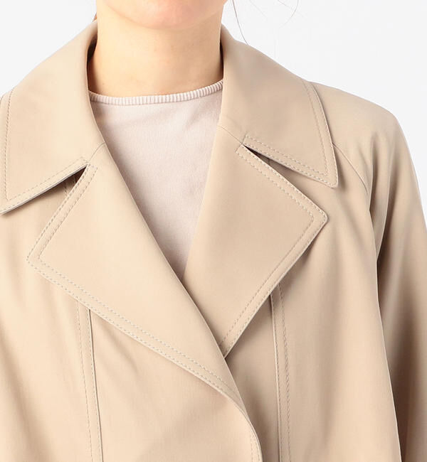 Ballsey「ウールギャバジン ガウンコート」|トレンチコート|