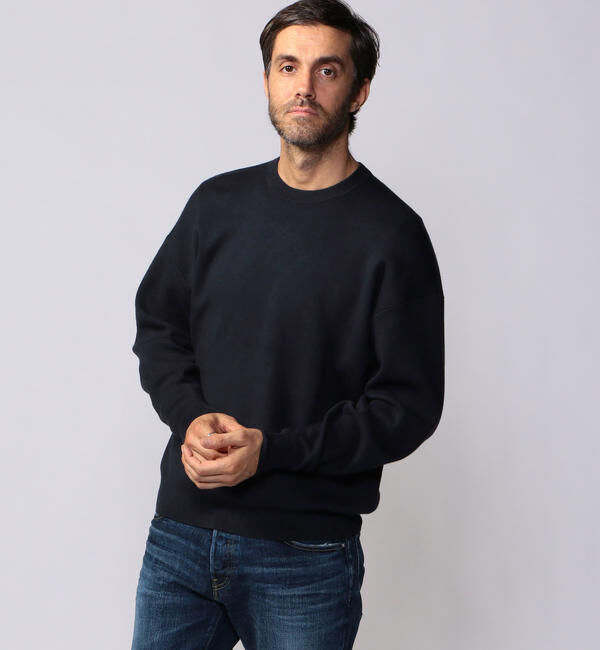 CABaN「CABaN コットンカシミヤ クルーネックプルオーバー」|ニット・セーター|