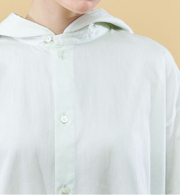 GALERIE VIE「コードクロス フードシャツ」|シャツ・ブラウス|