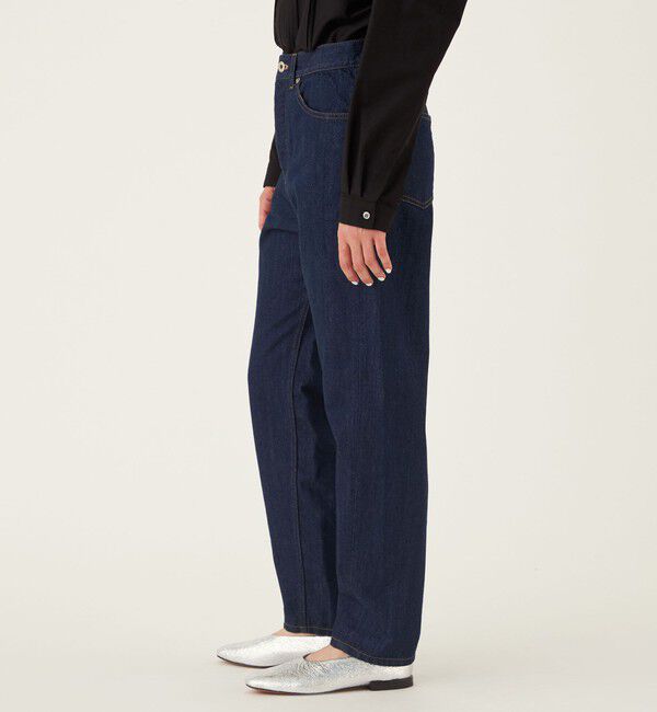 GALERIE VIE「セルヴィッチデニム テーパードパンツ」|デニム|